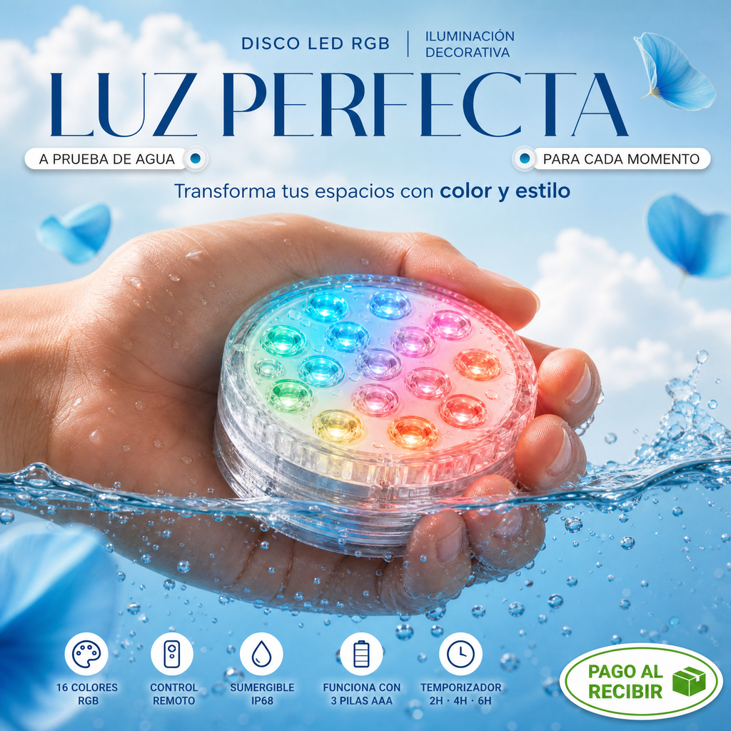 Luz Led Subacuatica De Buceo — vista 1
