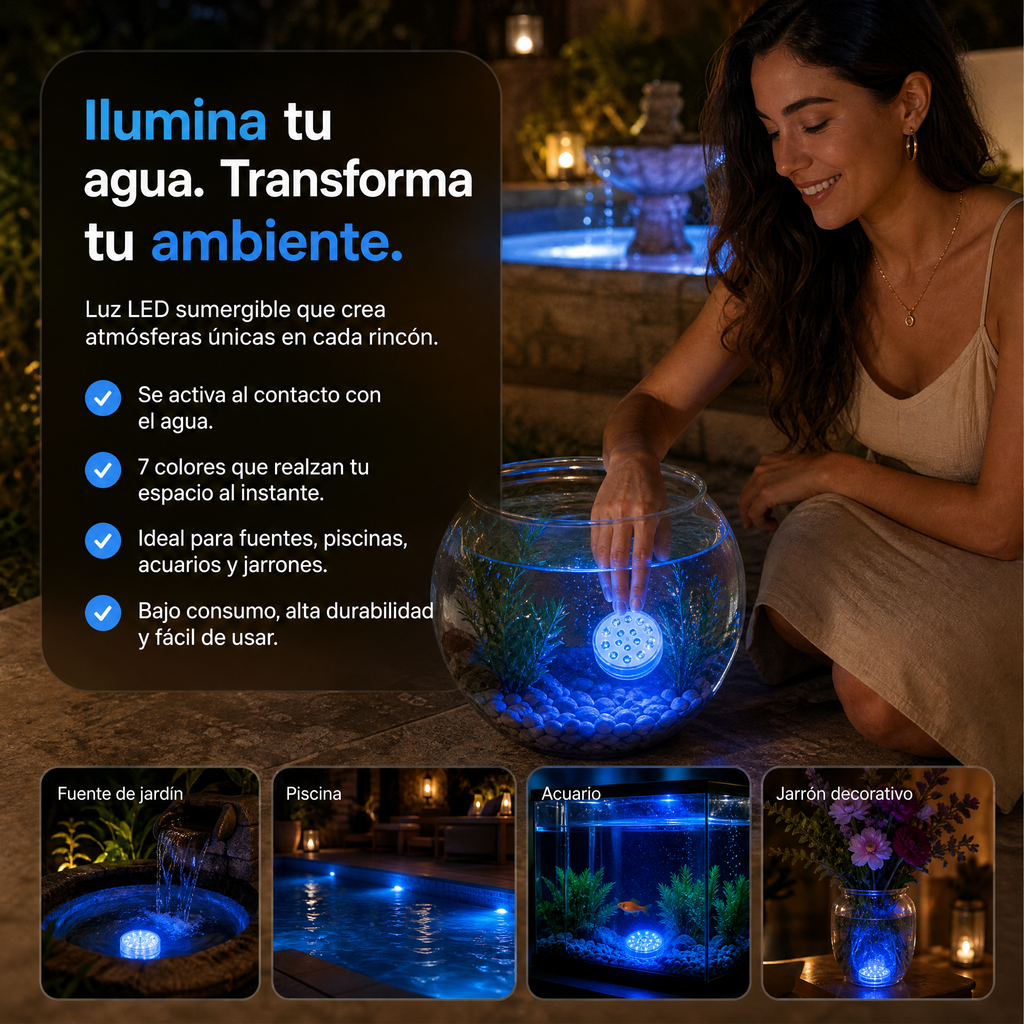 Luz Led Subacuatica De Buceo — vista 5